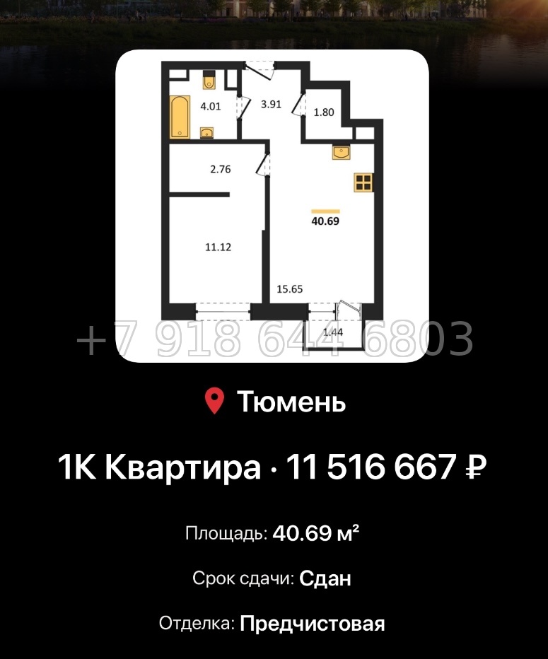№ 3. Европейский берег 2.0 Тюмень  - миниатюра 33