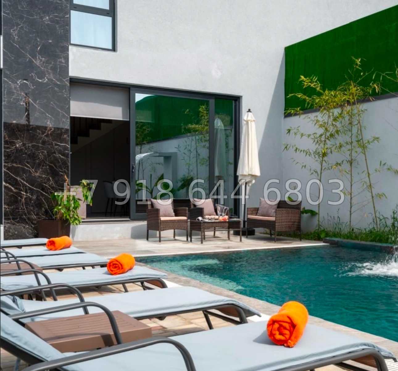 № 46 в. Дом рядом с Сириусом в Адлере. Два дома с двумя бассейнами и двумя банями - миниатюра 6