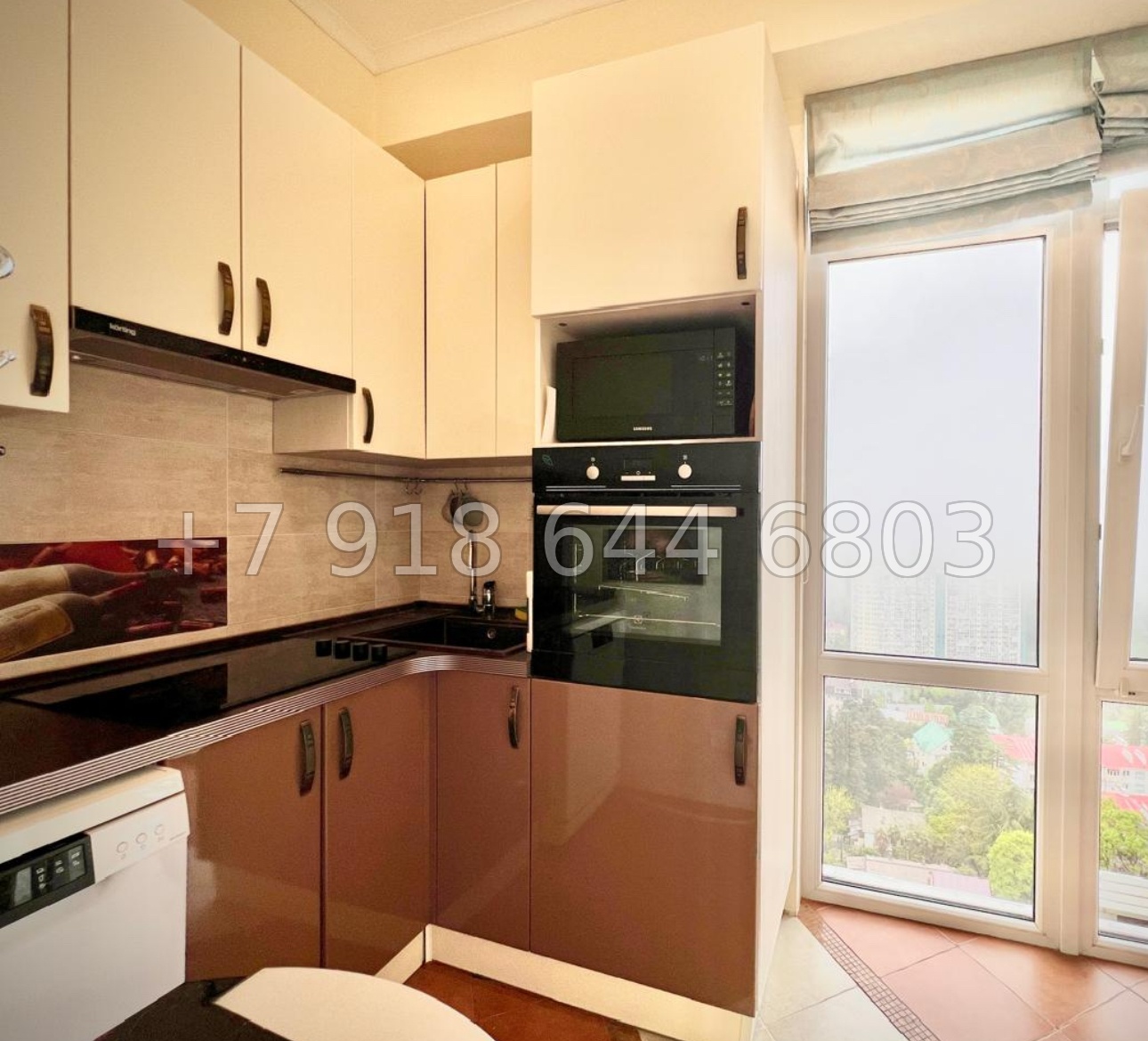 № 266 р. Трёхкомнатная Квартира в Сочи ЖК Золотой Колос  - миниатюра 4