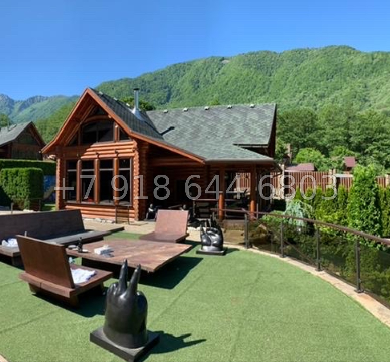 № 38 п. Дом с вертолетной площадкой на Красной Поляне  - миниатюра 6