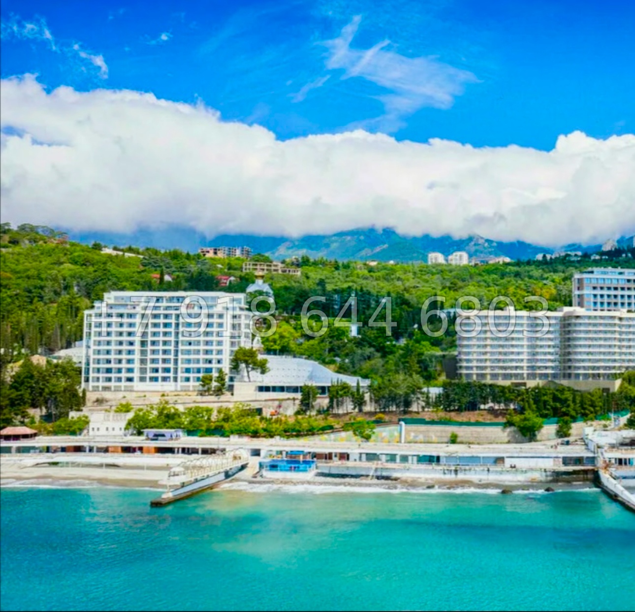 № 54 г. Центр Ялты. АК Sky Plaza 3. Апартаменты на море - миниатюра 21