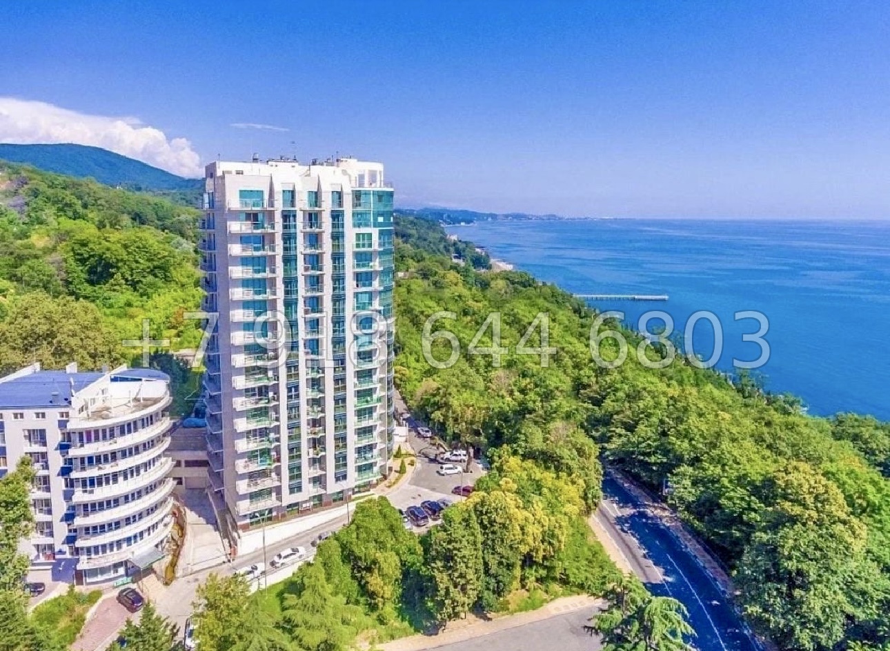 № 25е. Квартира с видом на море. Черновая. Центр Сочи - миниатюра 5