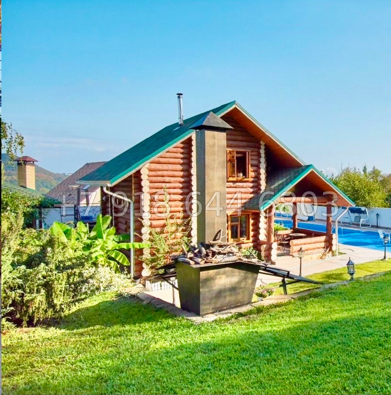 № 146 Б. Дом с огромным бассейном в Сочи  - миниатюра 9