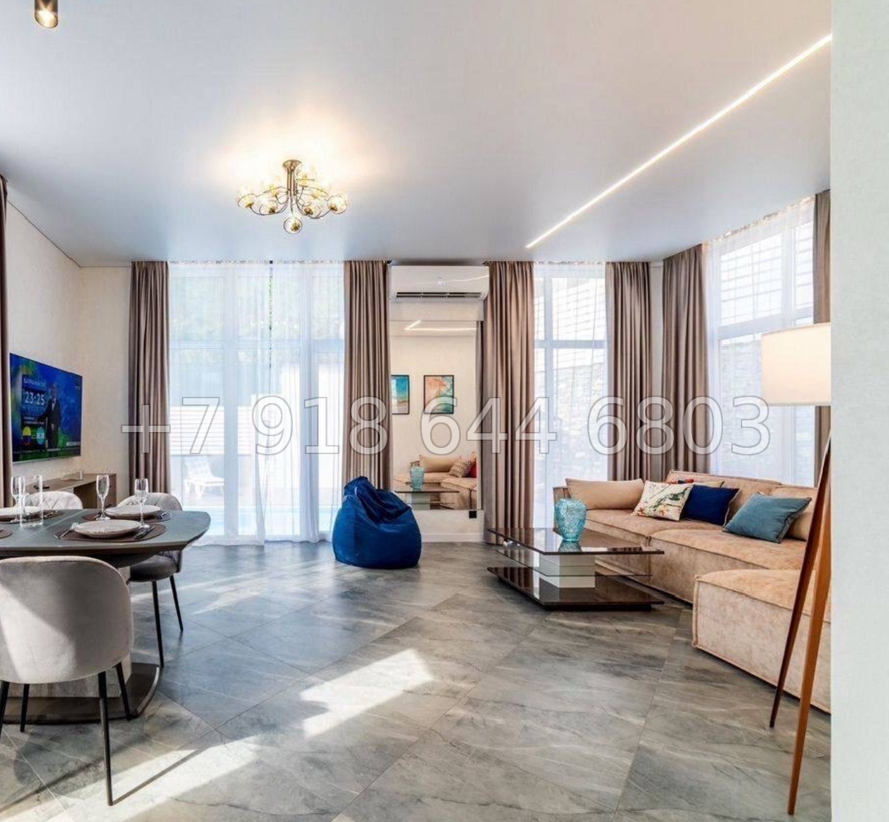 № 105 А. Дом с бассейном и с ремонтом в Сочи  - миниатюра 15