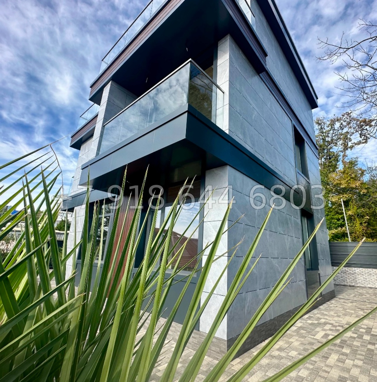 № 87 Б. Дом с видом на Олимпийский парк. Современный дом в Адлере  - миниатюра 7