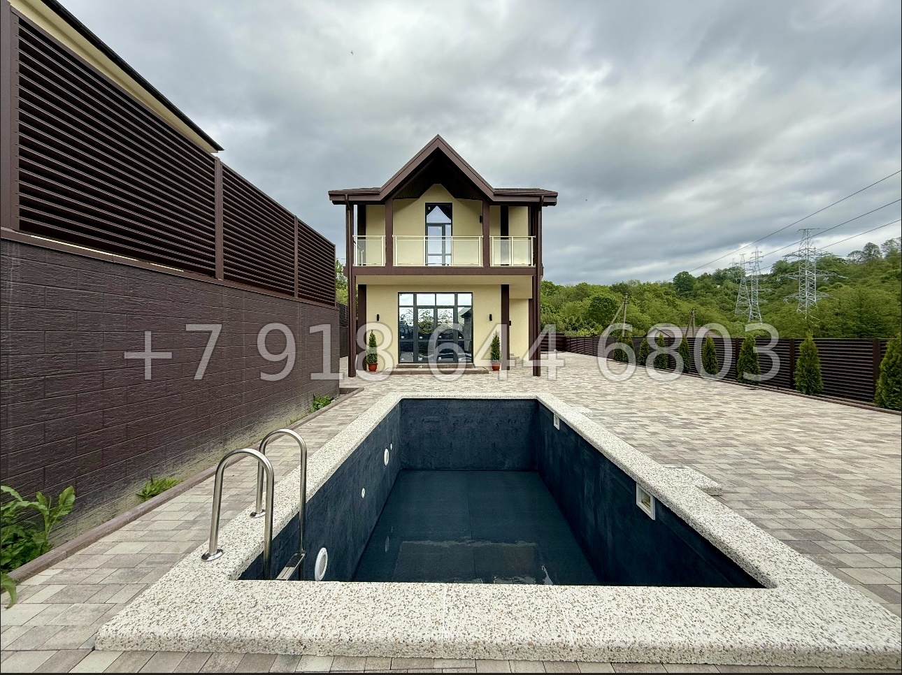 № 10 Б. Дом Шале в Адлере с бассейном  - миниатюра 5