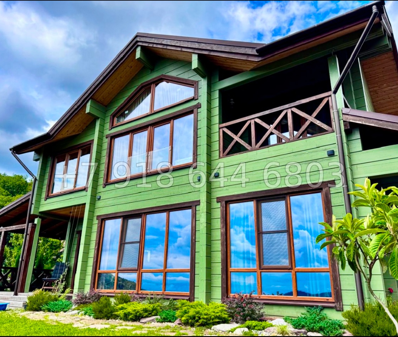 № 104 Б. Дом по дороге на Красную Поляну в Галицыно - миниатюра 1