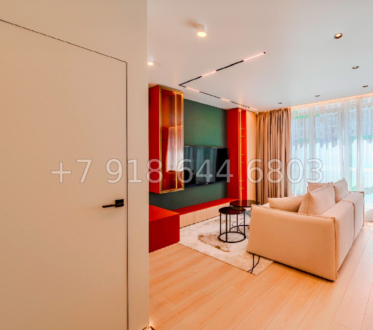 № 18р. Квартира с хорошим дорогим ремонтом в ЖК 123 Сочи  - миниатюра 16