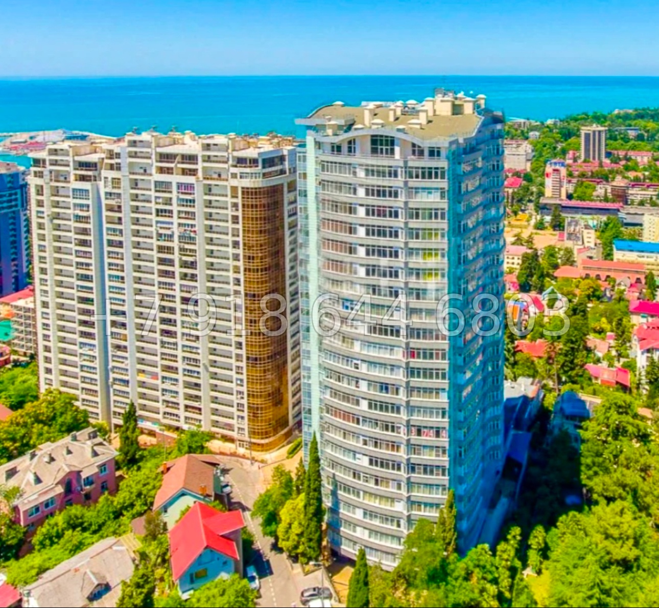 № 10 е. Квартира в центре города Сочи ЖК Первомайская 21 - миниатюра 18