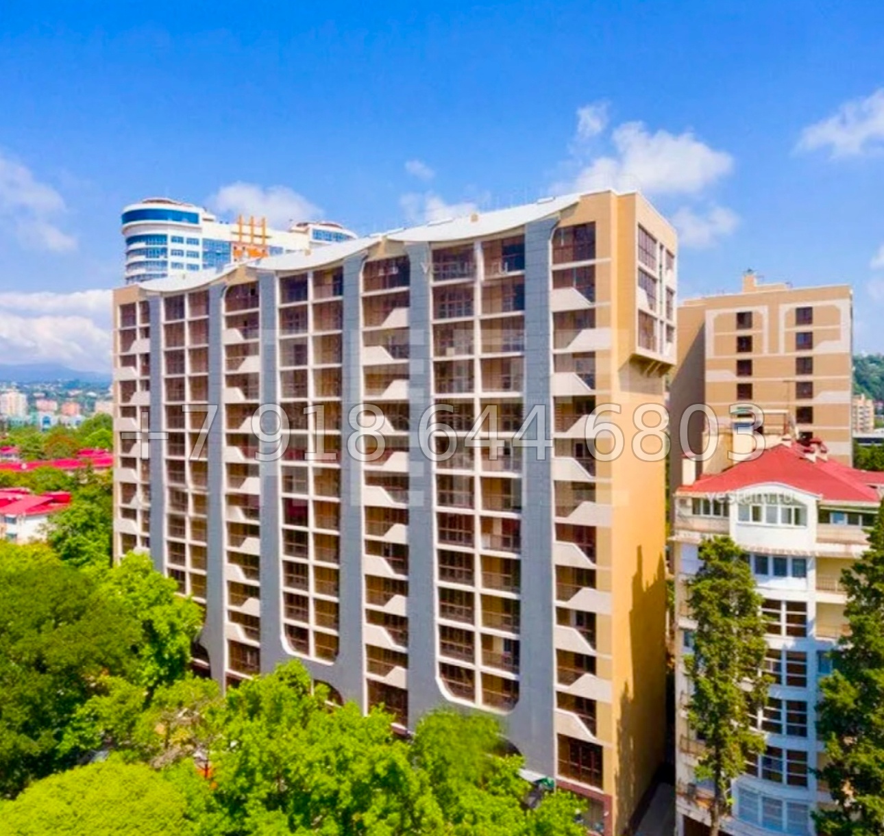 № 73р. Дорогой ремонт. Квартира в центре Сочи. ЖК Роз Дель Мар - миниатюра 27