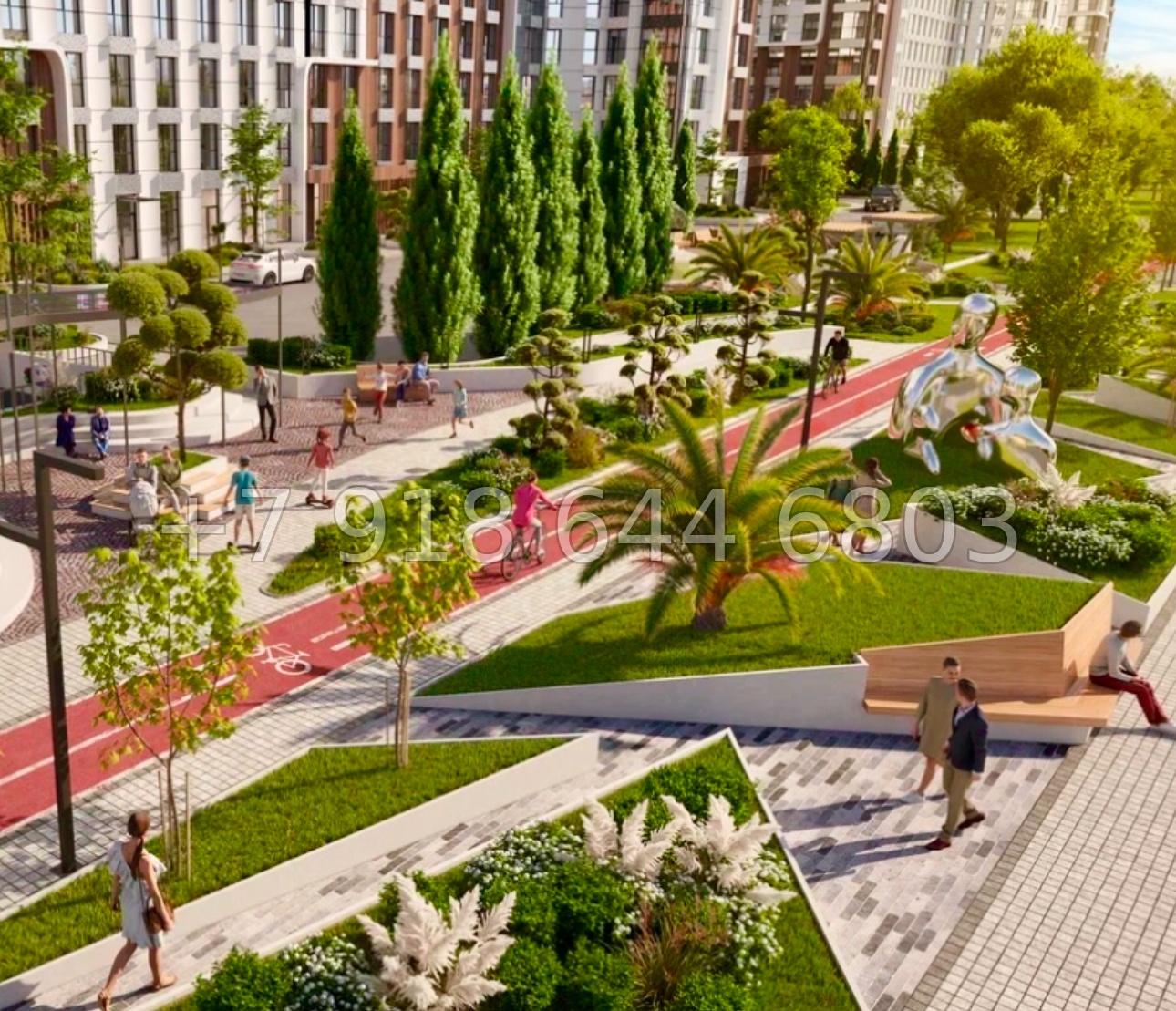 № 1 у. Квартиры в ЖК Светский Лес Сочи - миниатюра 41