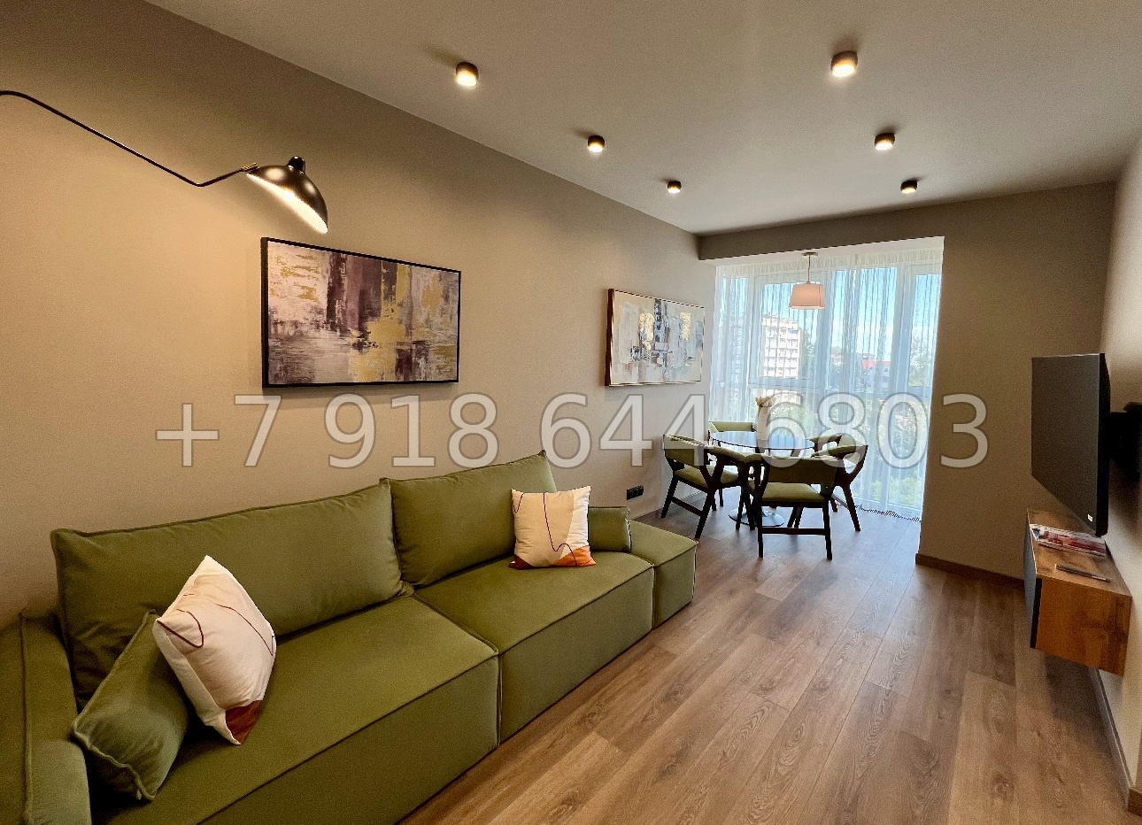 № 60р. Роскошная квартира в Сочи. Современный ЖК Сочи Парк - миниатюра 9