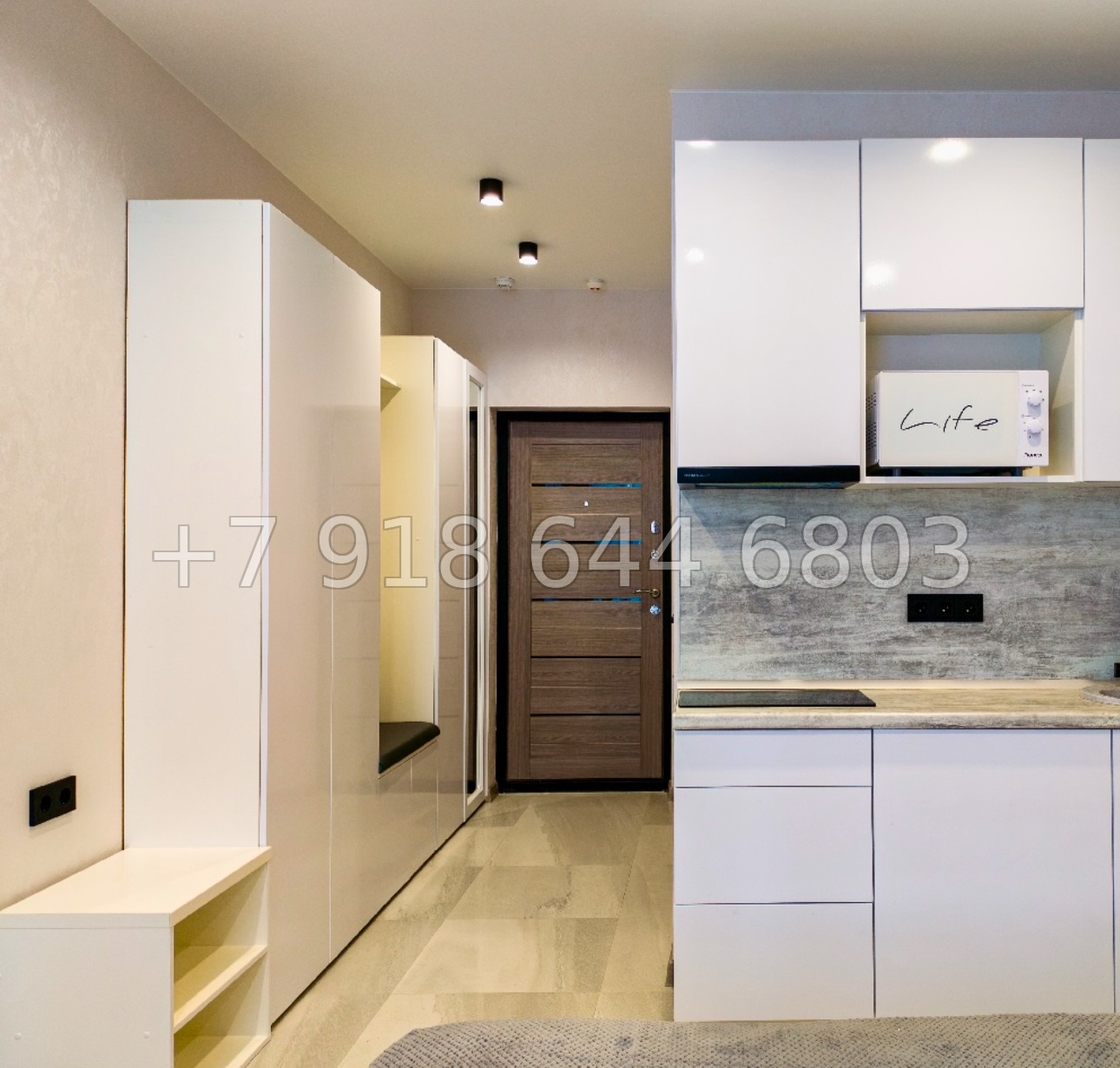 № 161 п. ЖК Сочи Парк. Квартира с кроватью  - миниатюра 6