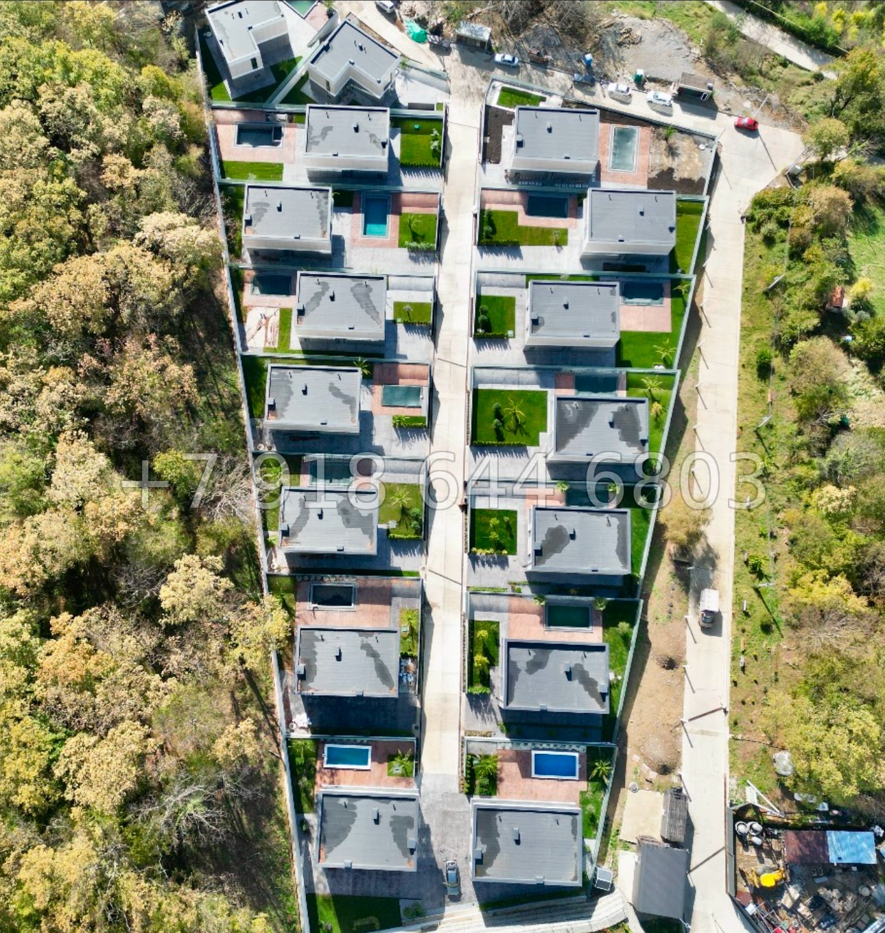 № 108 Б. Два последних дома в новом коттеджном посёлке в городе Сочи  - миниатюра 5