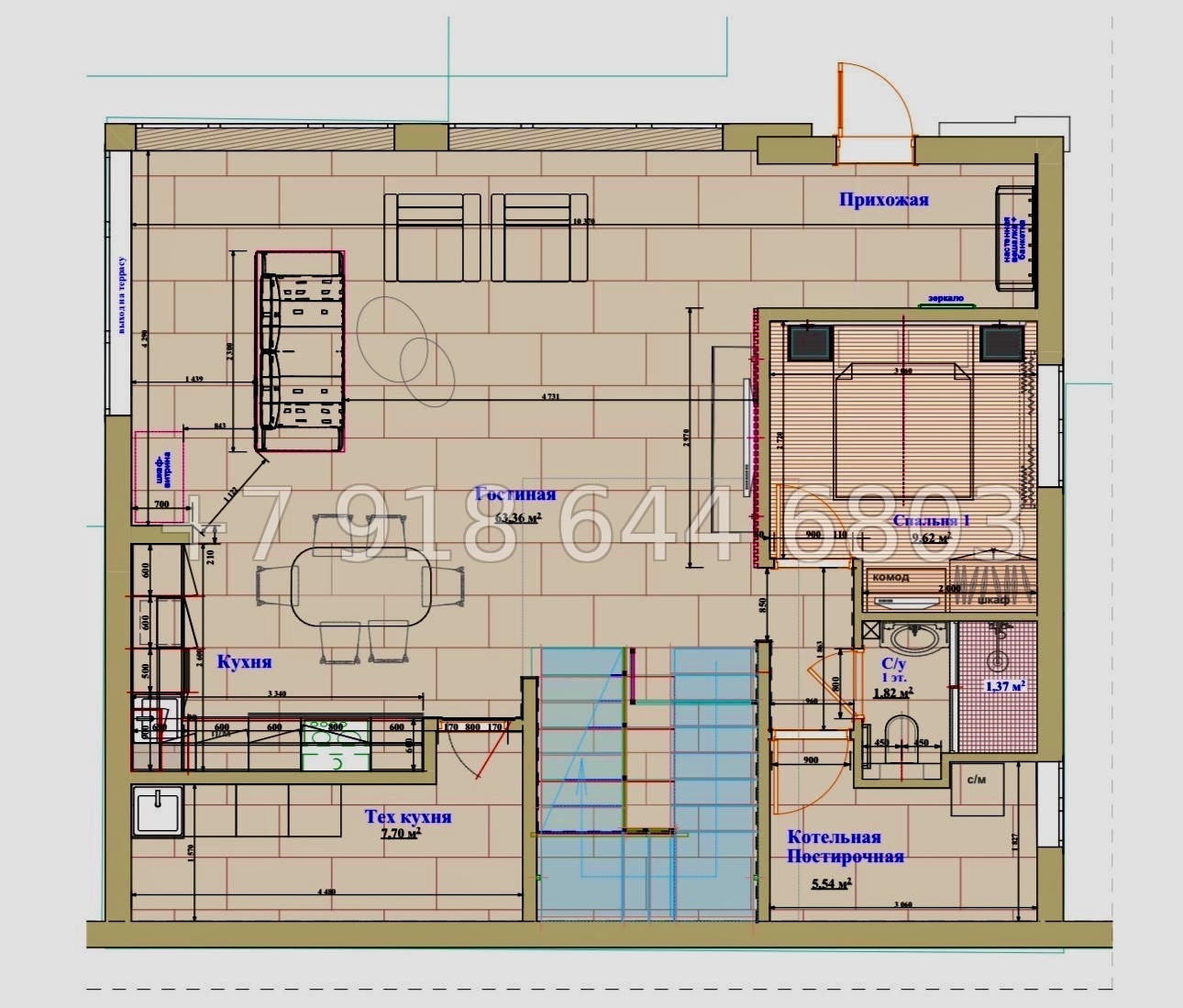 № 60 м. Дом в Сочи Хоста - миниатюра 22