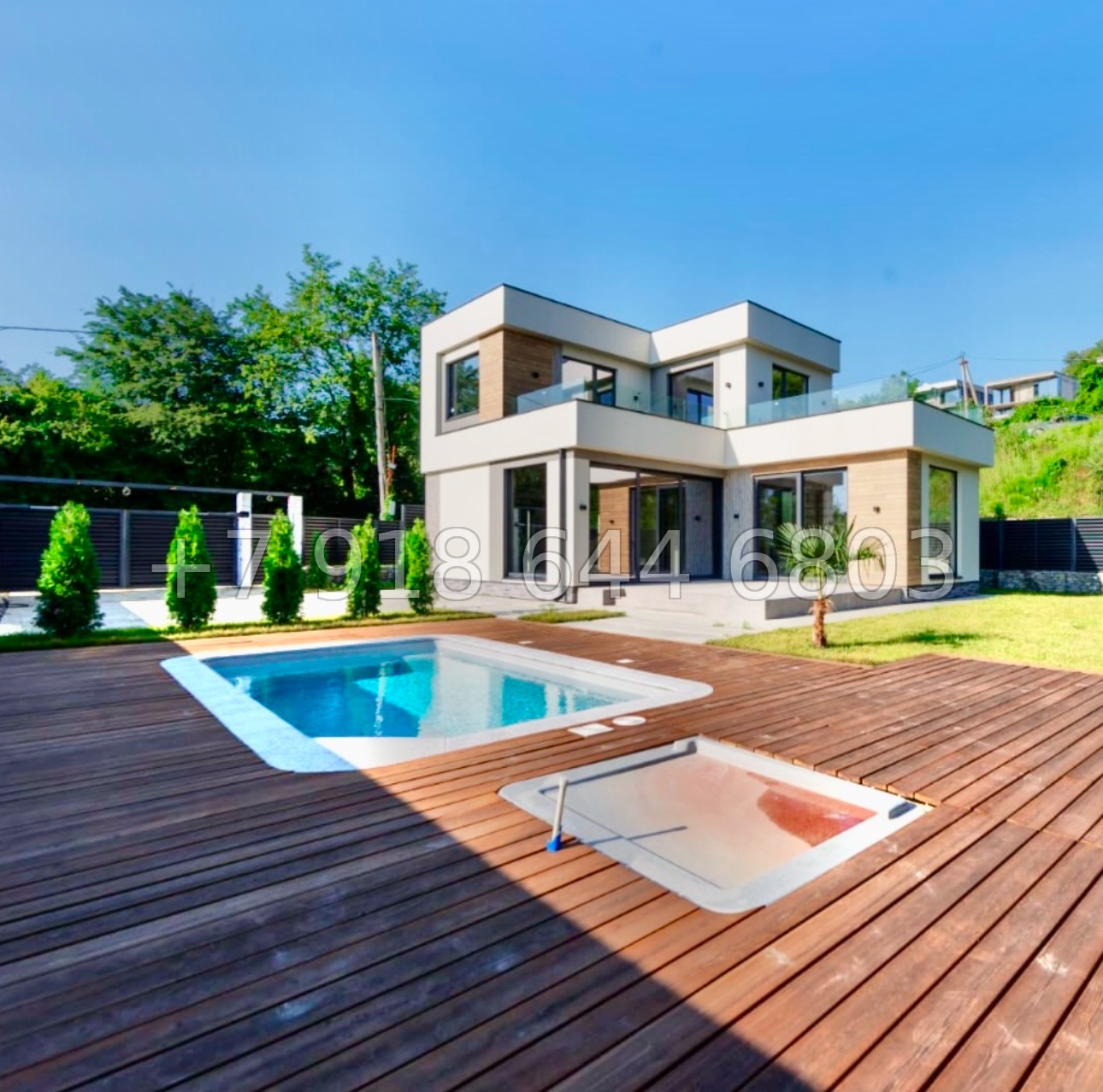 № 227 в. Дом с бассейном и с видом на море в Сочи  - миниатюра 2