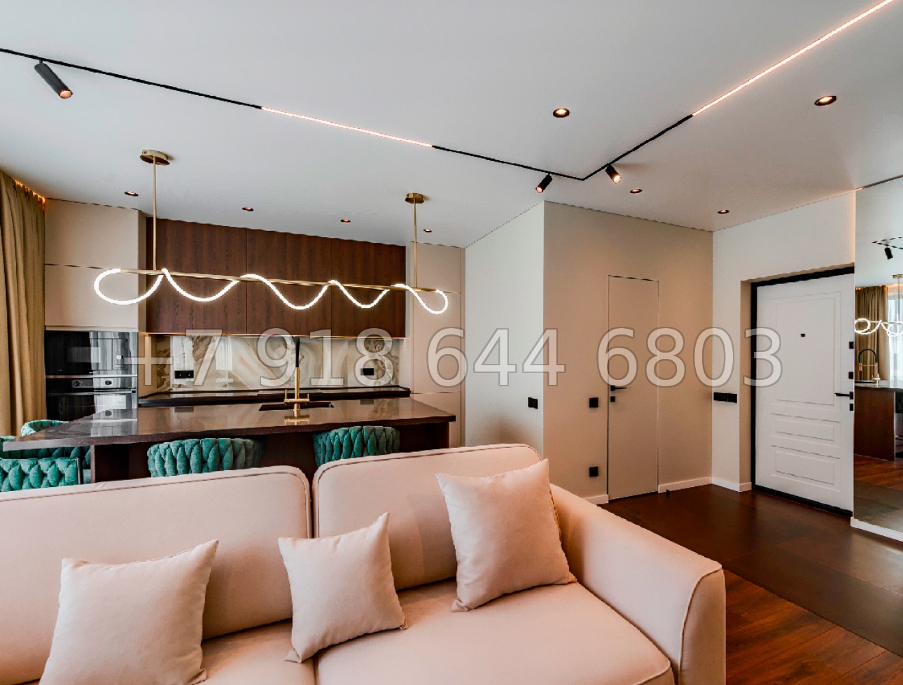 № 16р. Квартира в ЖК 123 города Сочи. Дорогой ремонт  - миниатюра 11