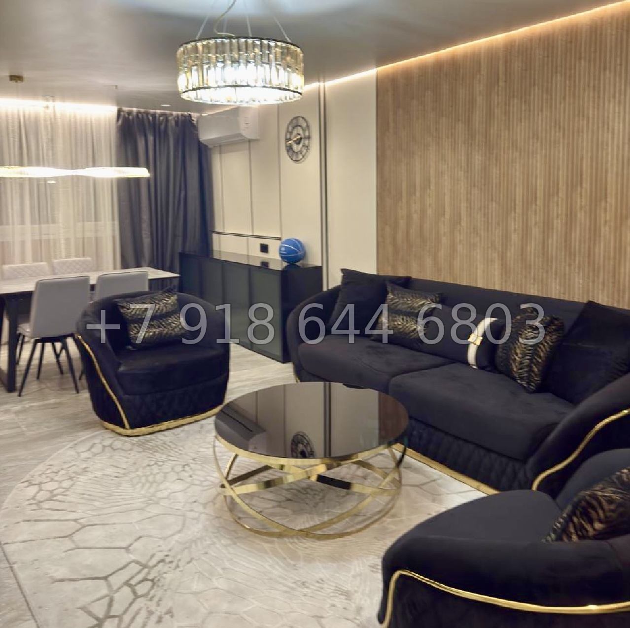 № 523 р. Трёхкомнатная квартира в центре города Сочи  - миниатюра 6