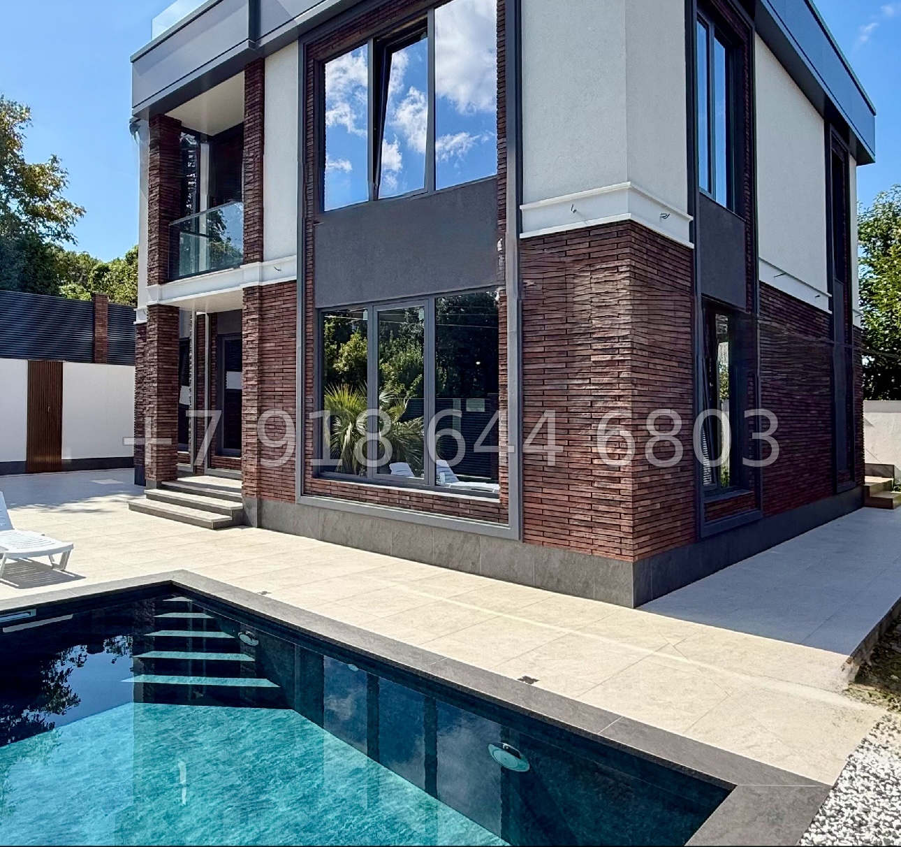 № 15 Б. Дом с бассейном в Адлере  - миниатюра 6