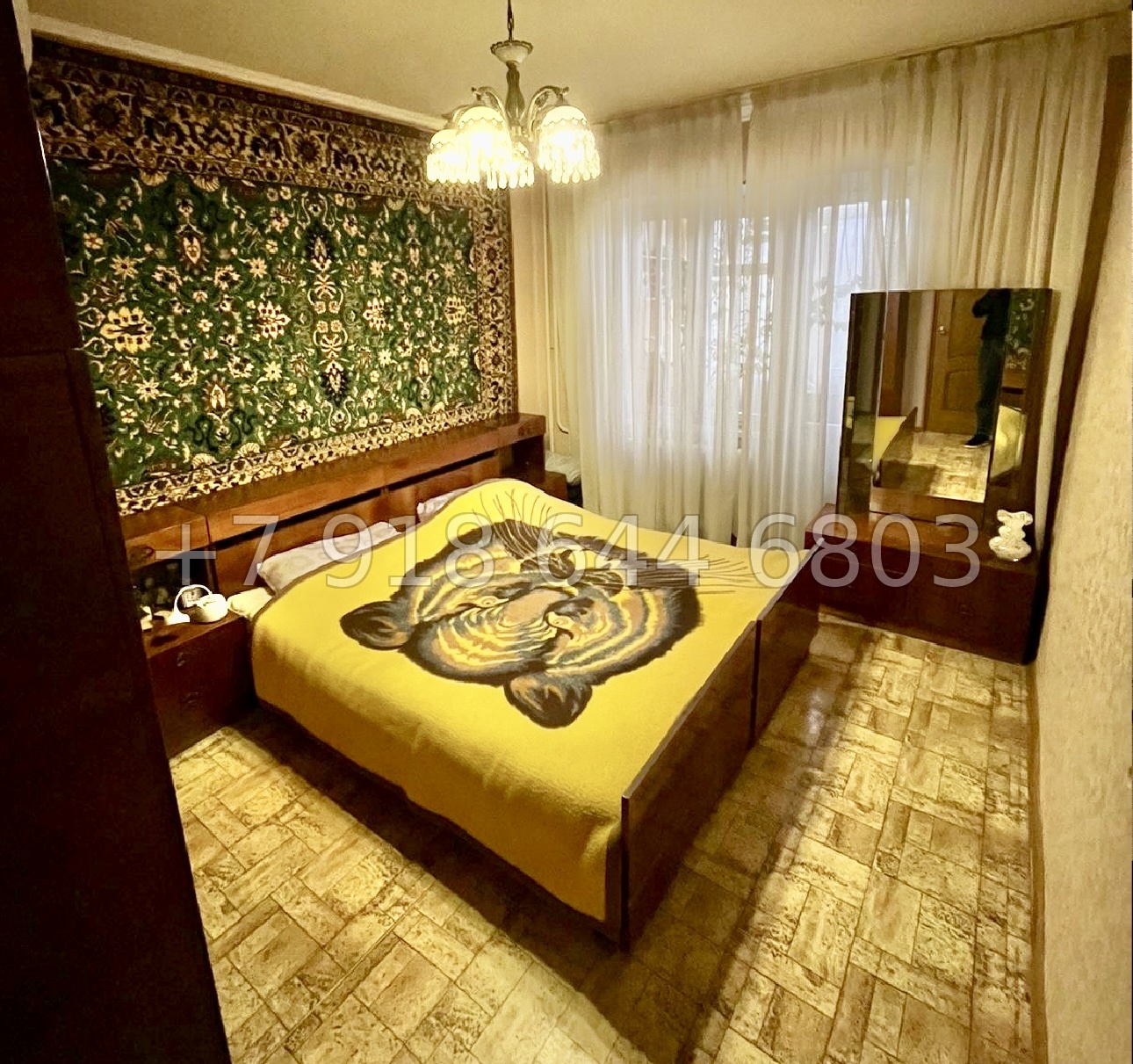 № 543 р. Трёхкомнатная Квартира в Дагомысе  - миниатюра 13