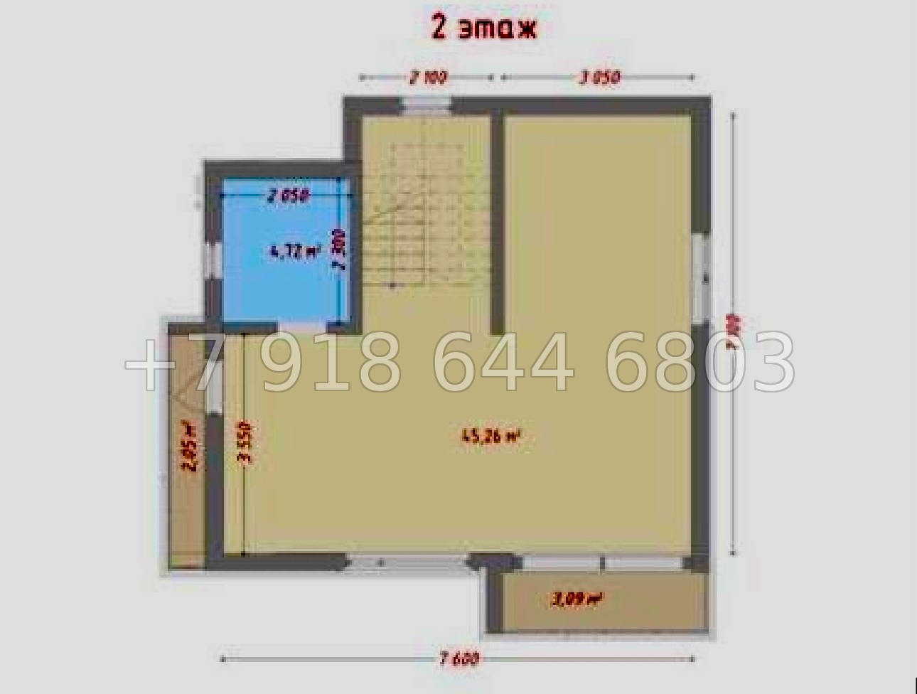 № 87 Б. Дом с видом на Олимпийский парк. Современный дом в Адлере  - миниатюра 14