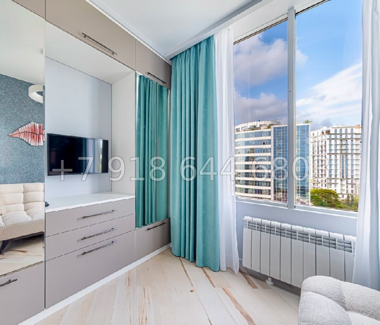 № 37 е. Квартира с хорошим ремонтом в городе Сочи  - миниатюра 19