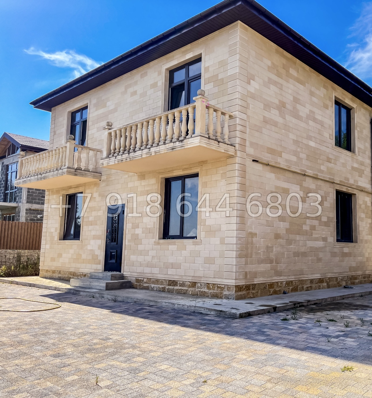 № 38 А. Два дома из дагестанского камня в Адлере  - миниатюра 14