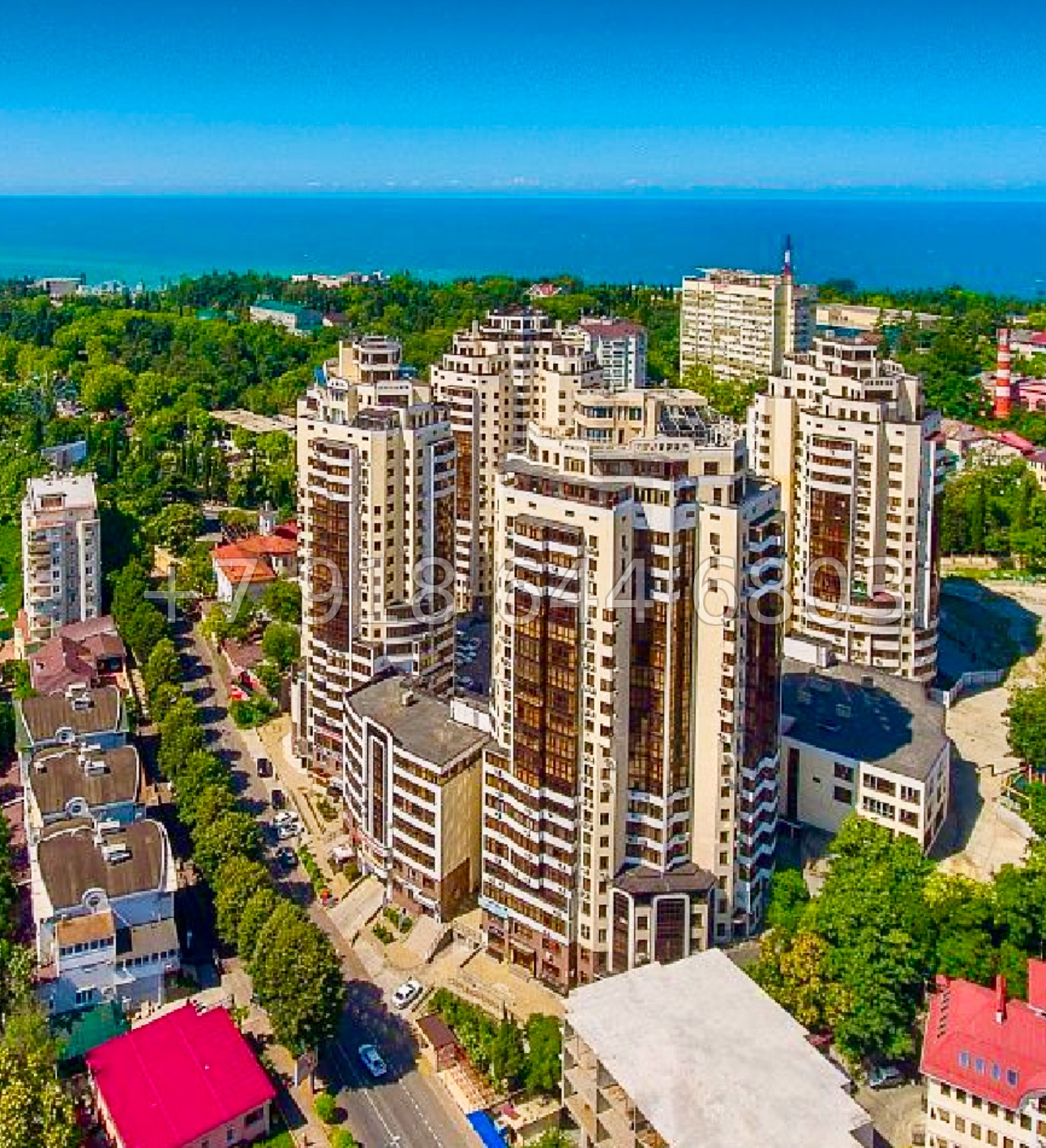 № 14р. Квартира у парка Ривьера в центре города Сочи  - миниатюра 13