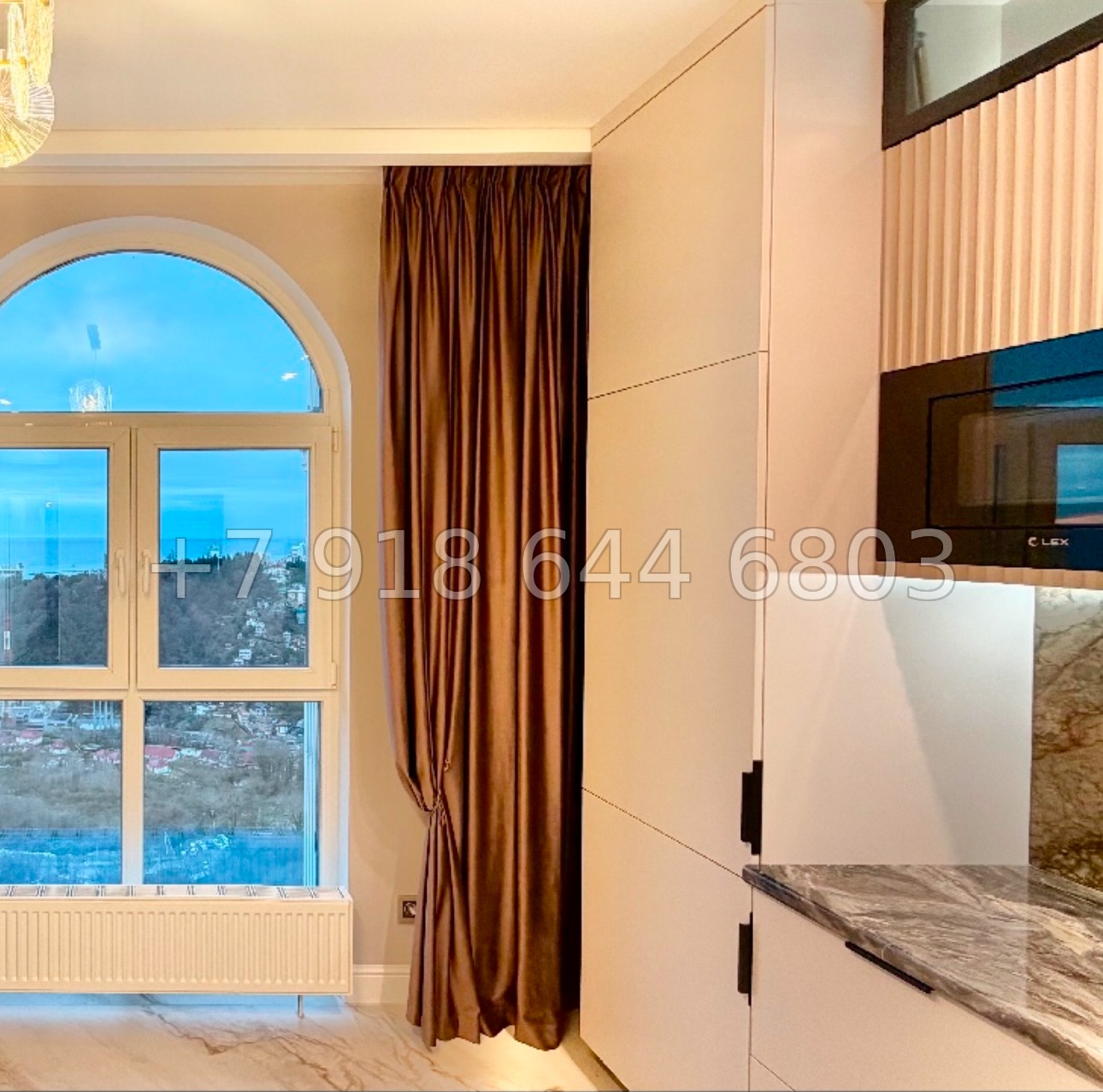 № 420 р. ЖК Меркато Сочи квартира с видом на море  - миниатюра 10