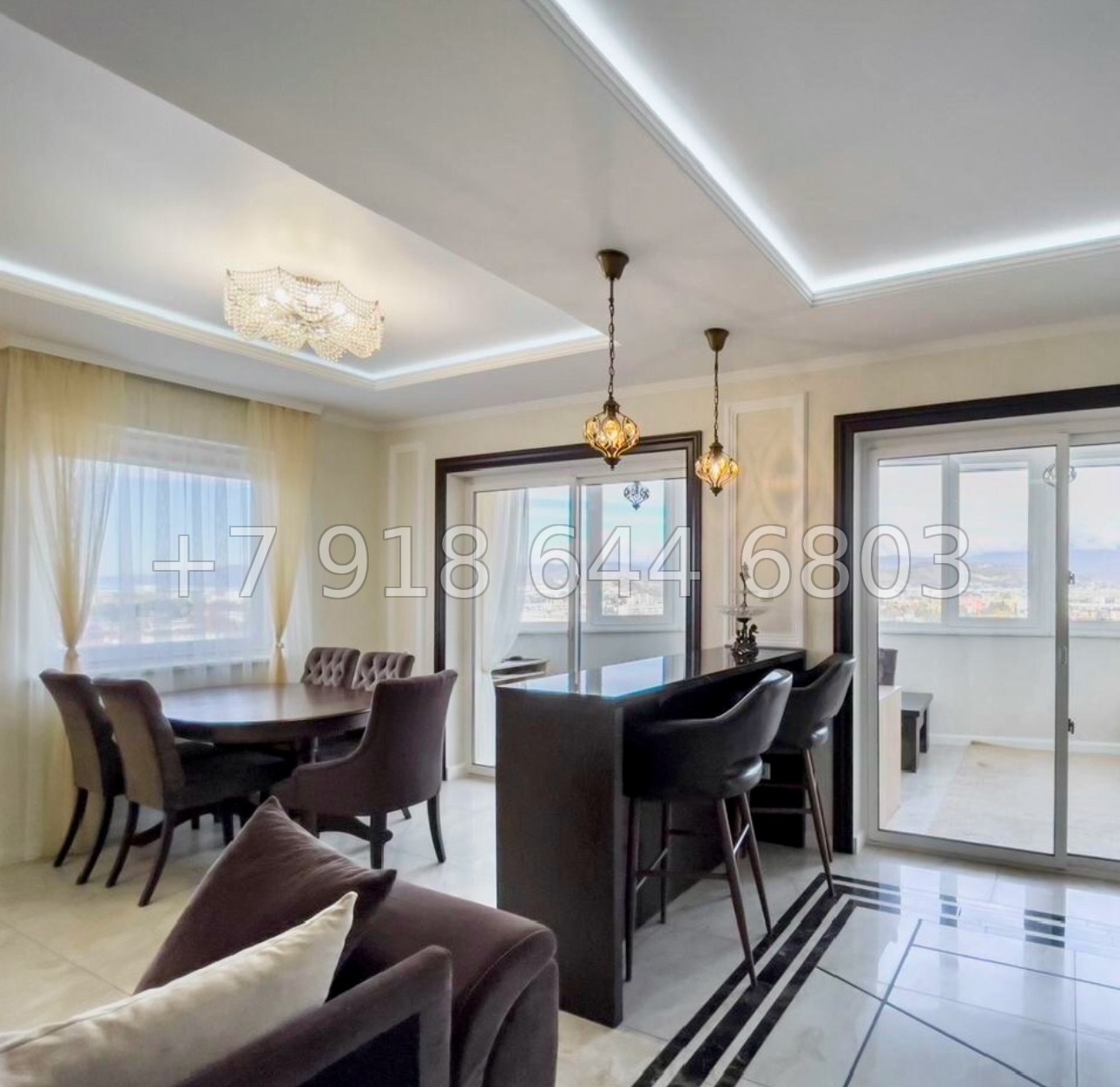 № 186 р. Элитная квартира в Адлере  - миниатюра 15