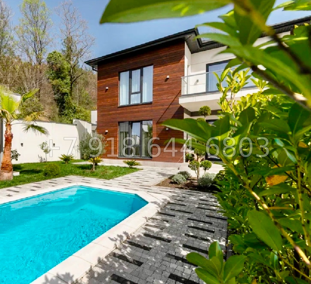 № 119 в. Дом в Сочи с бассейном и с хорошим ремонтом  - миниатюра 1