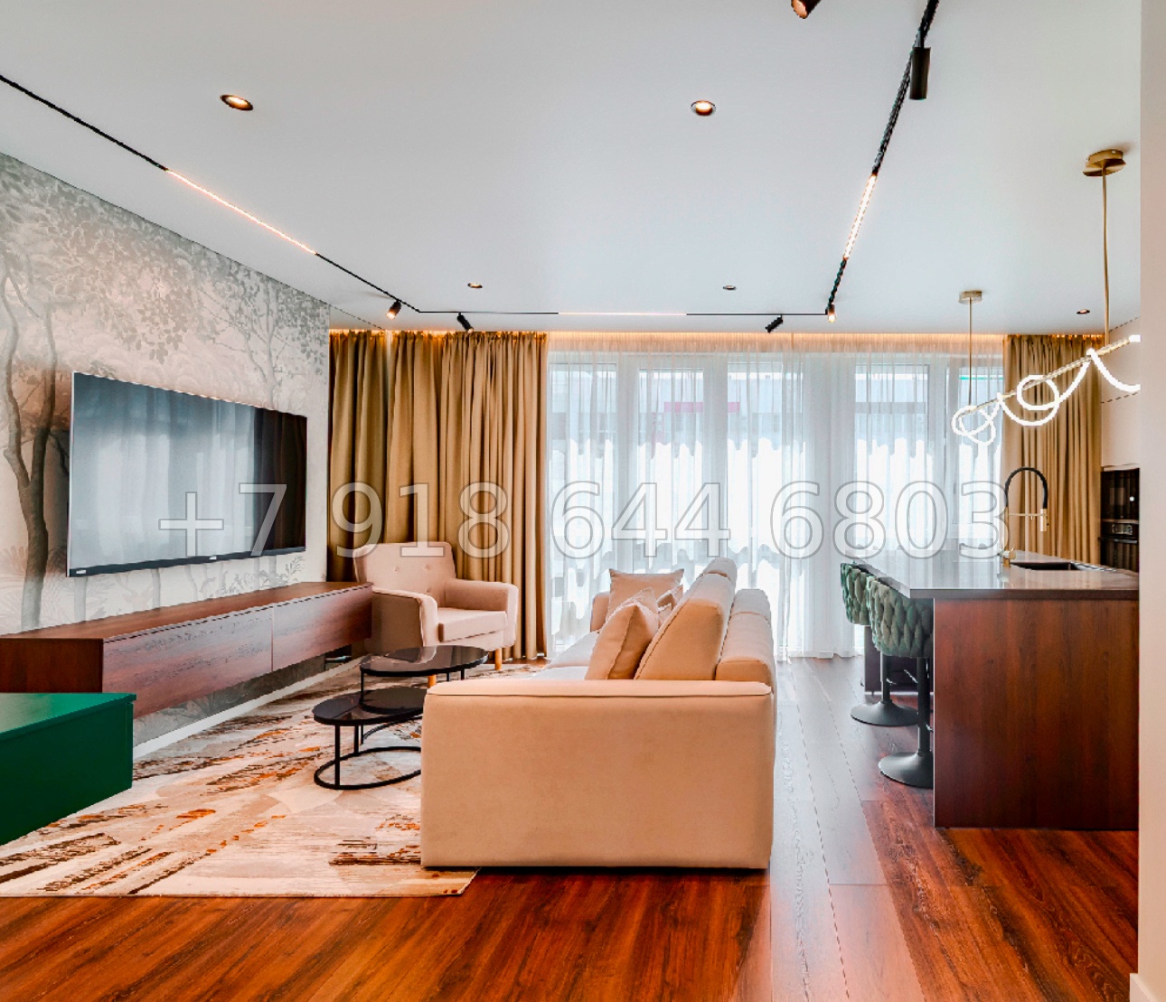 № 16р. Квартира в ЖК 123 города Сочи. Дорогой ремонт  - миниатюра 20