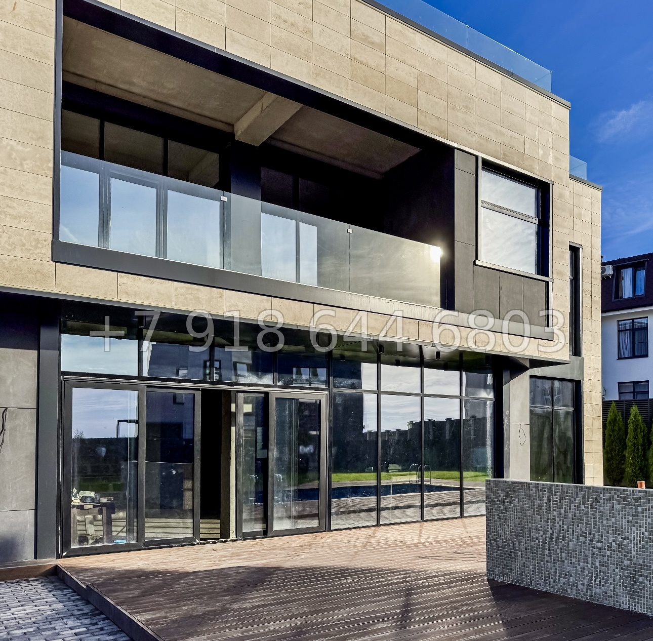 № 30 м. Роскошные две виллы с бассейном в Адлере  - миниатюра 4