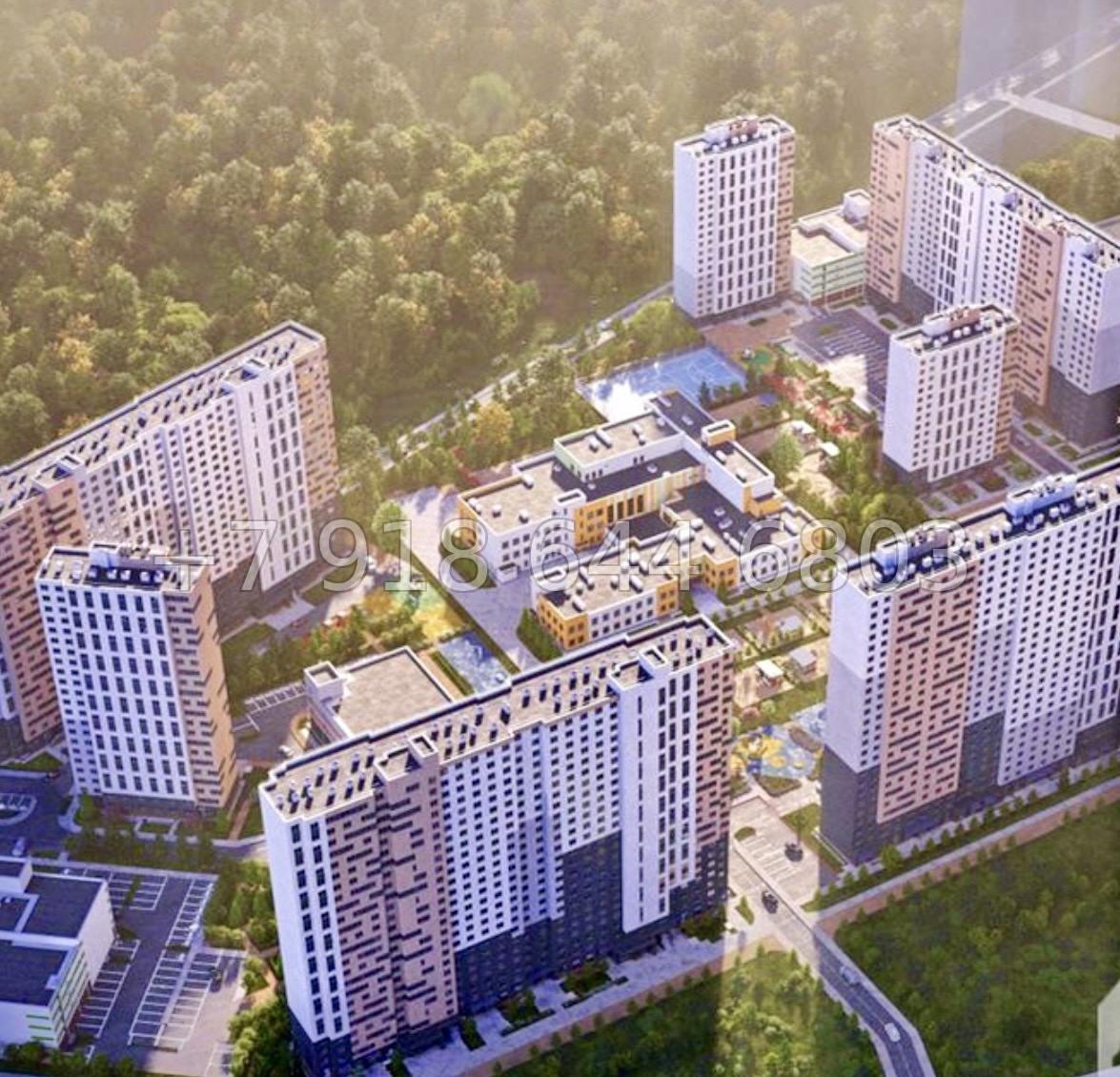 № 105 в. Метро Гражданский проспект. ЖК Цветной город  - миниатюра 16