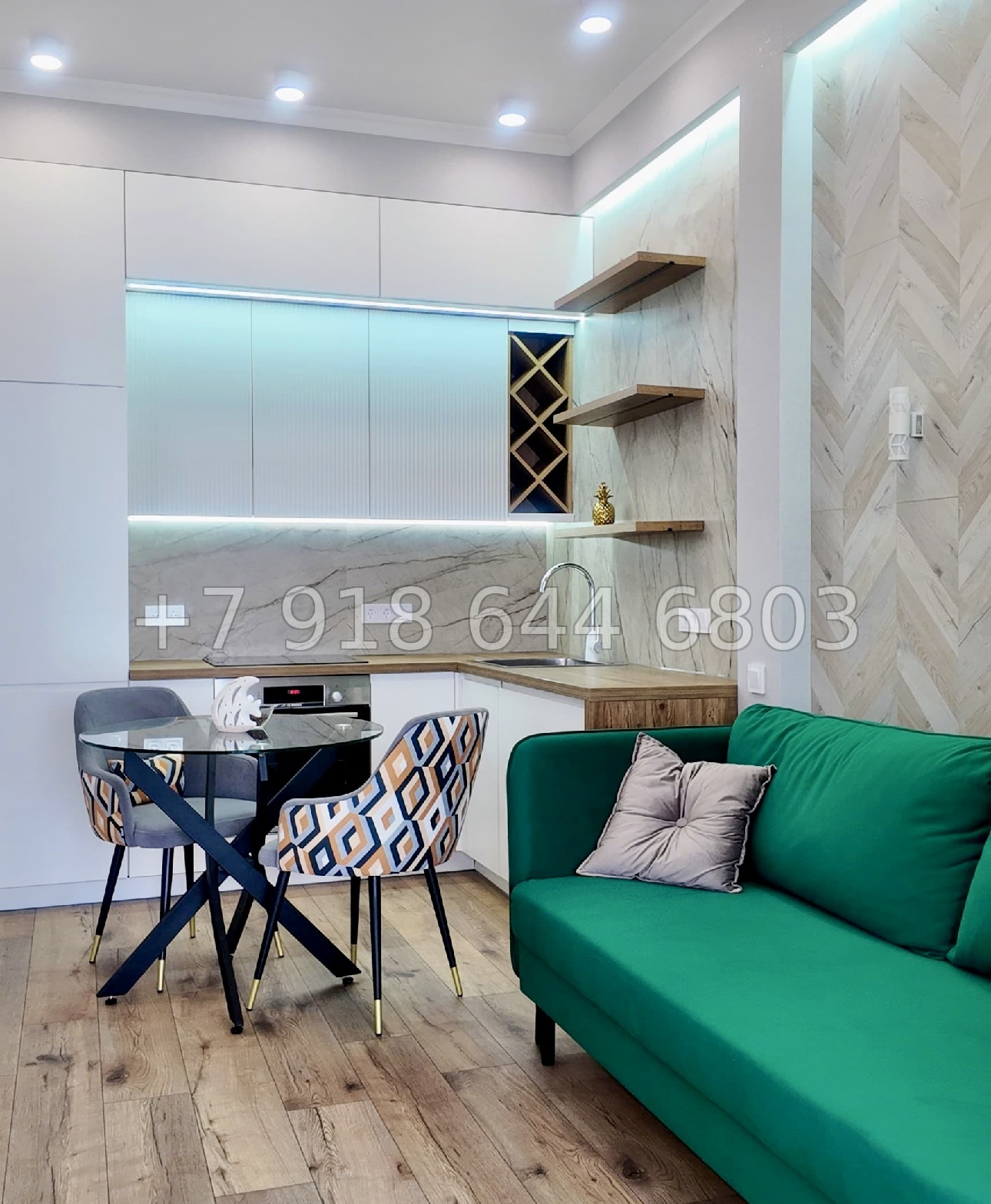 № 104 р. Квартира в 100 метрах от моря в ЖК Посейдон Сочи  - миниатюра 1