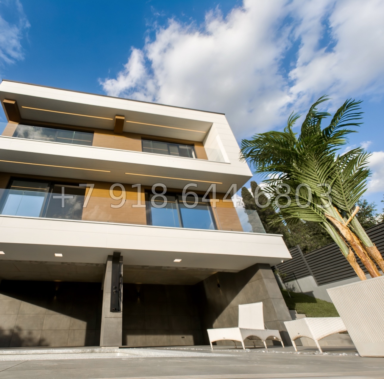 № 28 м. Современный дом с бассейном в Адлере  - миниатюра 5