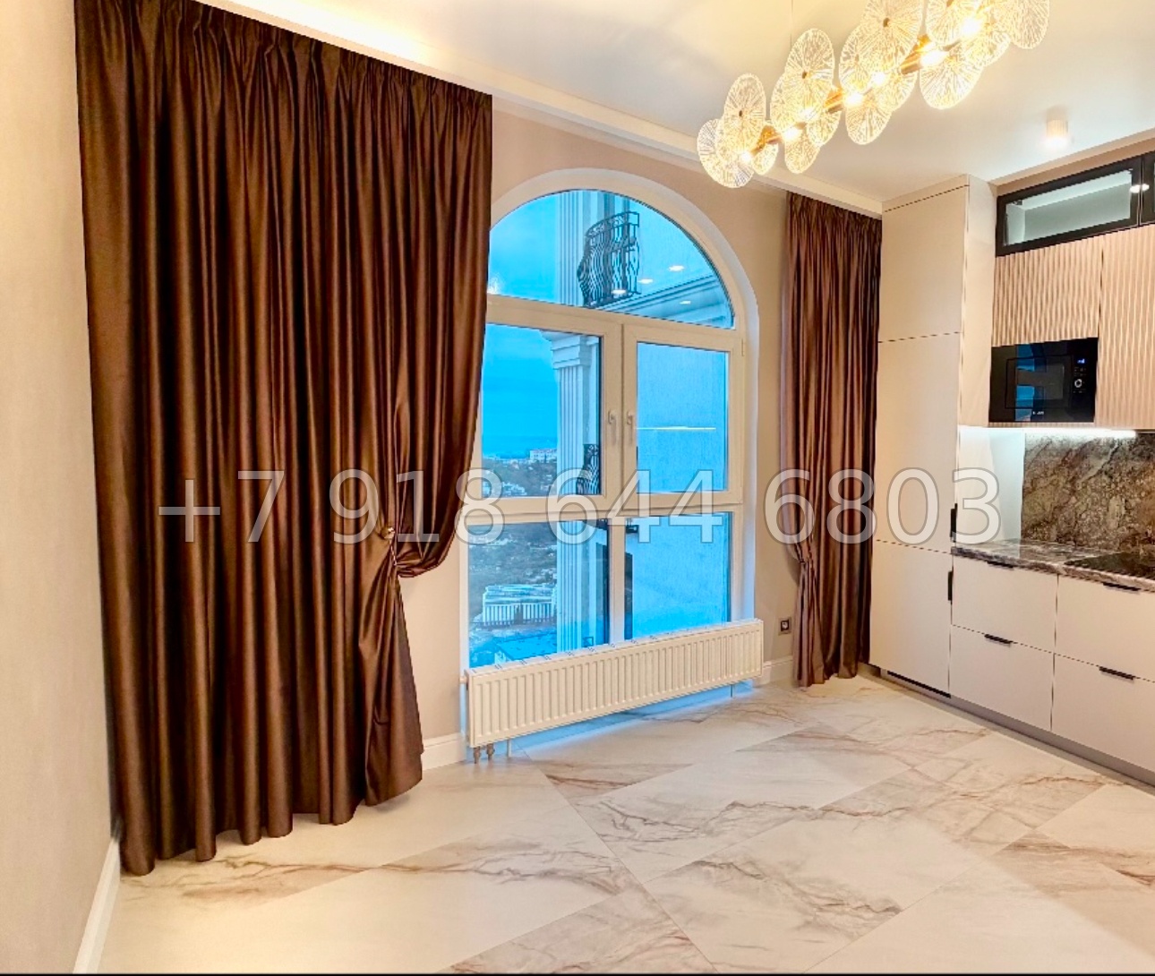 № 420 р. ЖК Меркато Сочи квартира с видом на море  - миниатюра 6