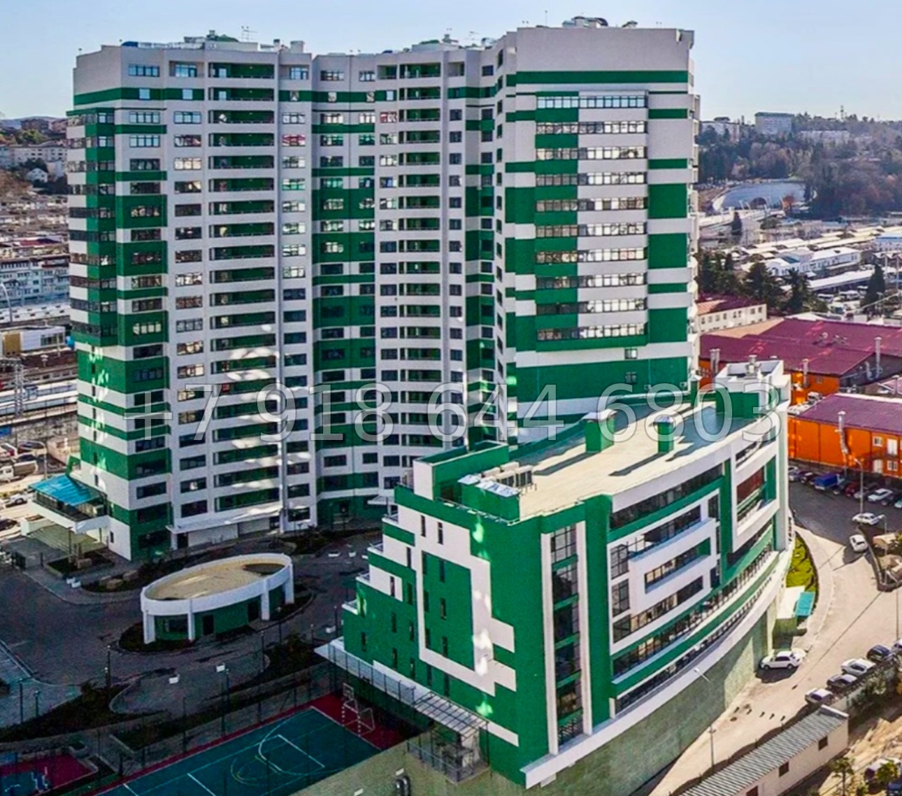 № 34е. Квартира с необычным ремонтом в центре города Сочи ЖК Парк Горького  - миниатюра 22