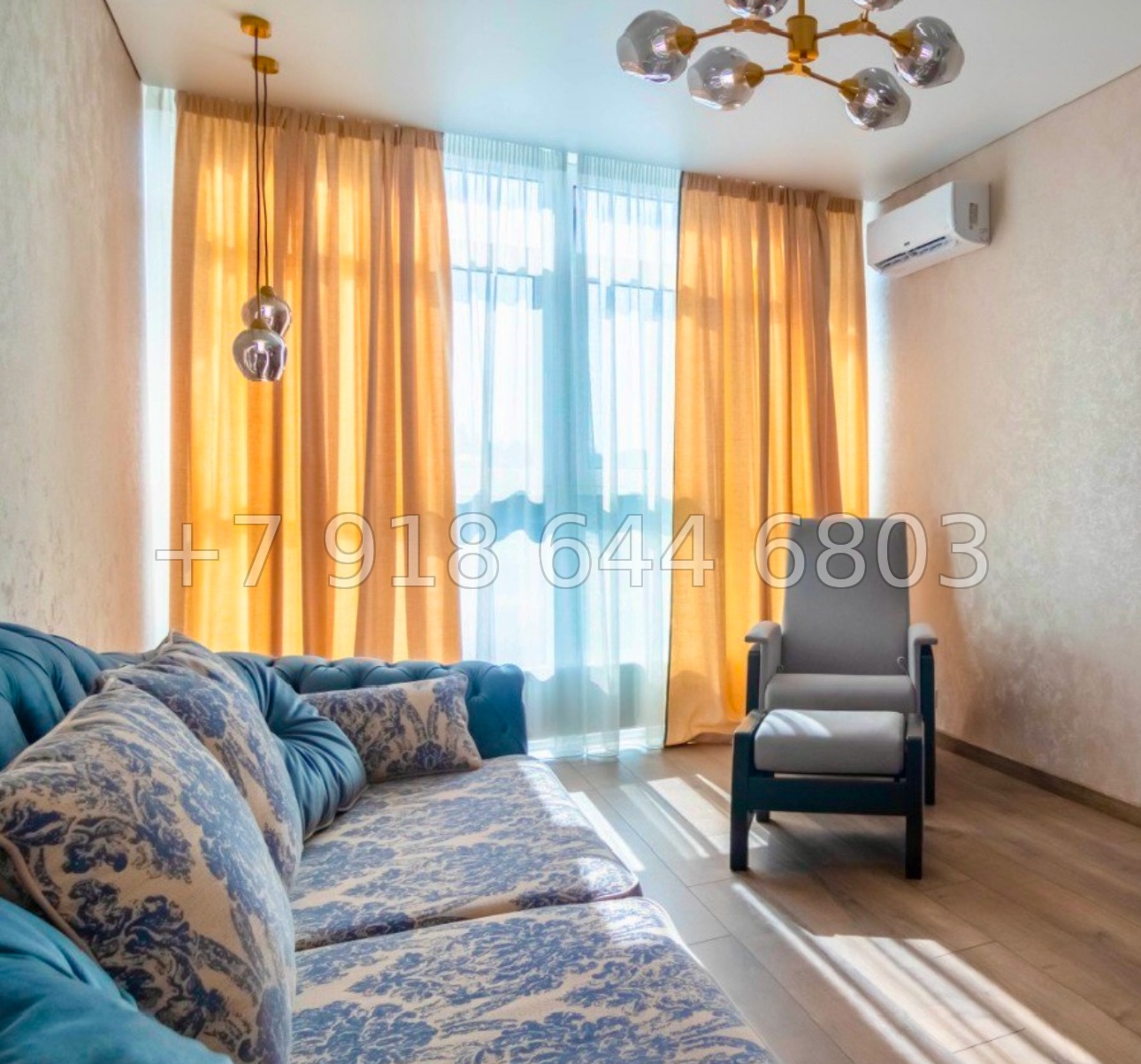 № 14 е. Трёхкомнатная Квартира в центре города Сочи ЖК Огни Сочи  - миниатюра 9