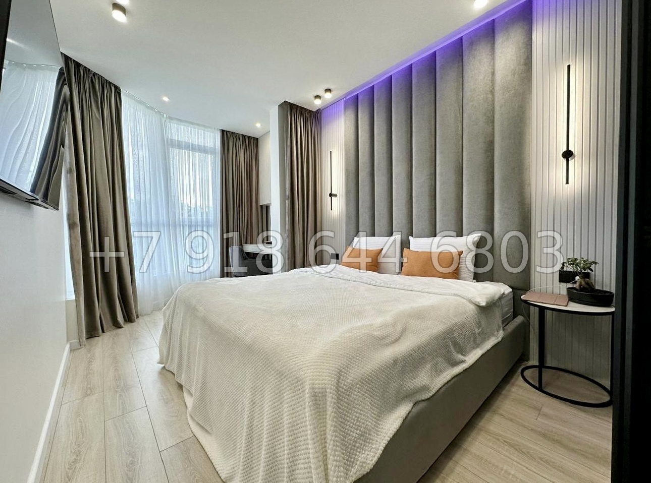 № 21р. Квартира в Сочи с прекрасным видом и ремонтом  - миниатюра 1