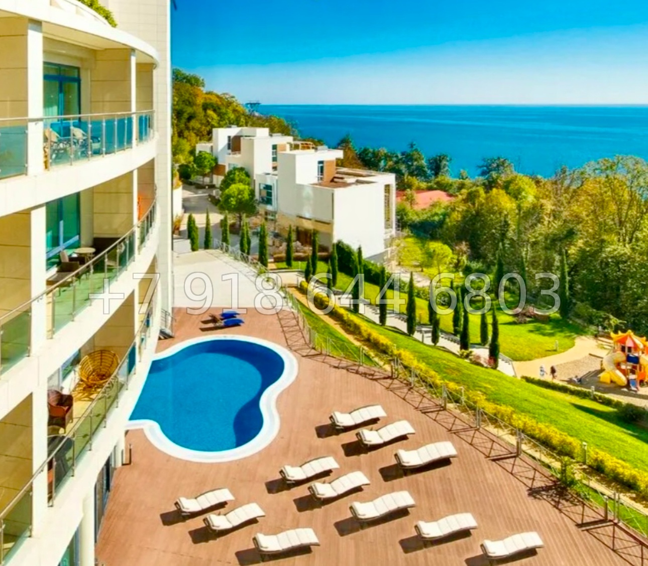 № 1е. Квартира в престижном доме ЖК Королевский Парк Сочи  - миниатюра 26