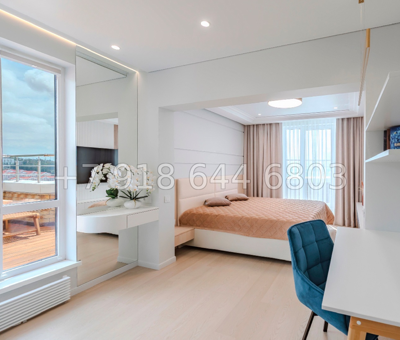 № 34р. Пентхаус с видом на море в Адлере ЖК Морская Симфония-2 - миниатюра 25