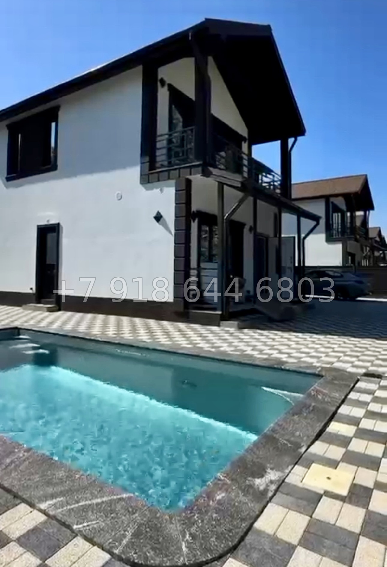 № 122 Б. Дом с бассейном и ремонтом  - миниатюра 1