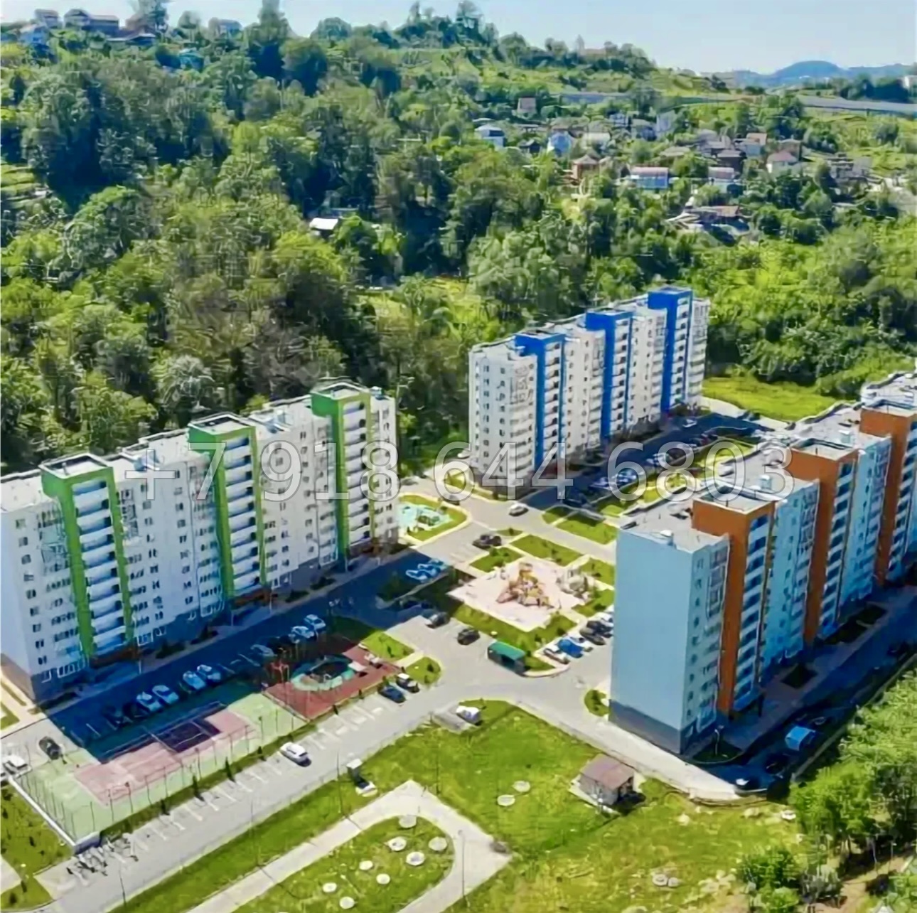 № 129р. Трёхкомнатная Квартира с хорошим ремонтом в Сочи ЖК Министерские озера  - миниатюра 36