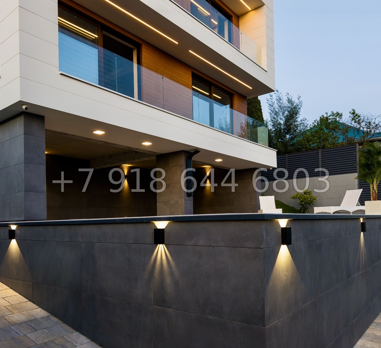 № 28 м. Современный дом с бассейном в Адлере  - миниатюра 3