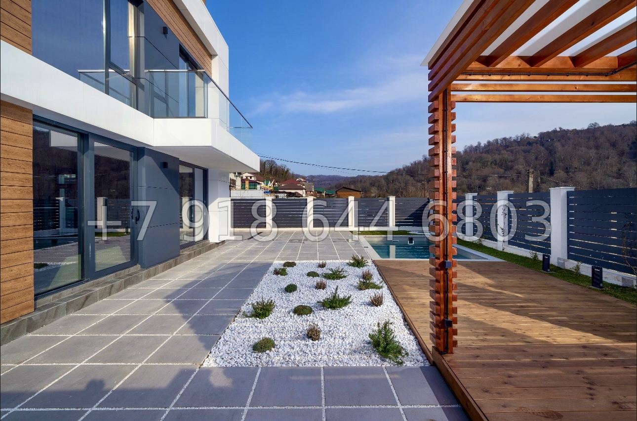 № 66 Б. Дома в Кудепсте с бассейном  - миниатюра 12