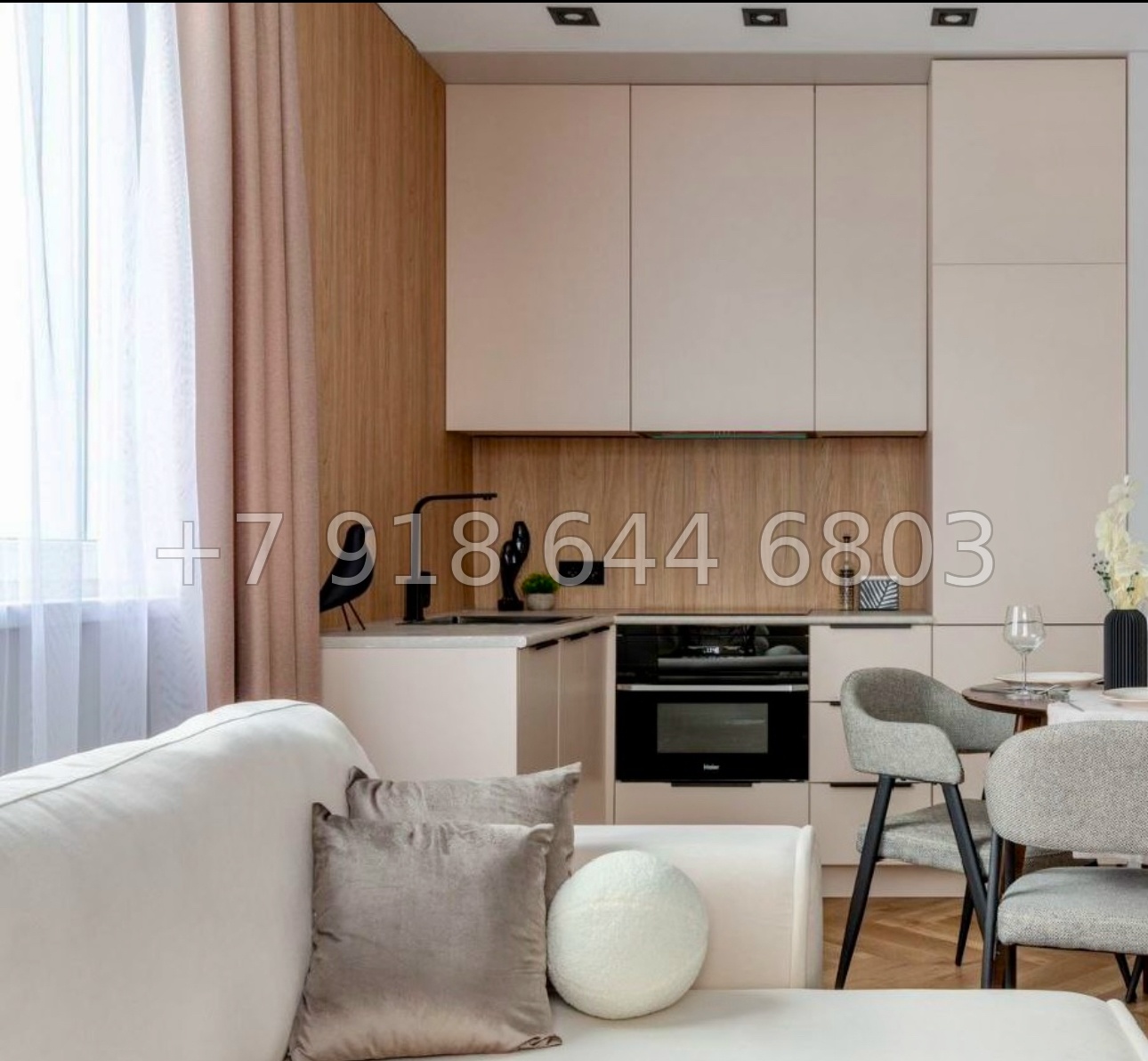 № 54 р. Трёхкомнатная Роскошная квартира в центре Сочи ЖК Альпийский квартал  - миниатюра 14