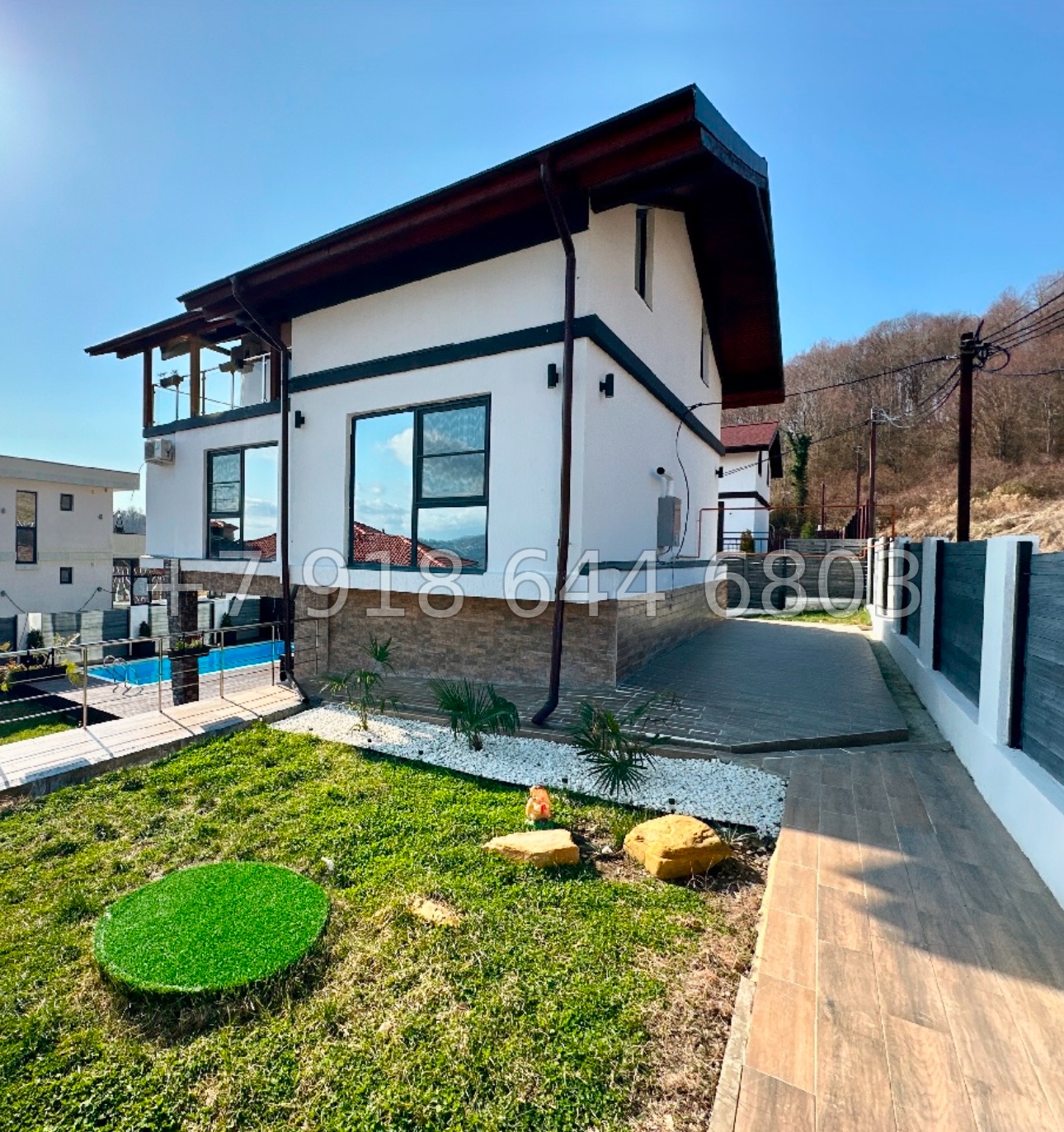 № 221 Б. Дом с бассейном в Сочи Каштаны  - миниатюра 10