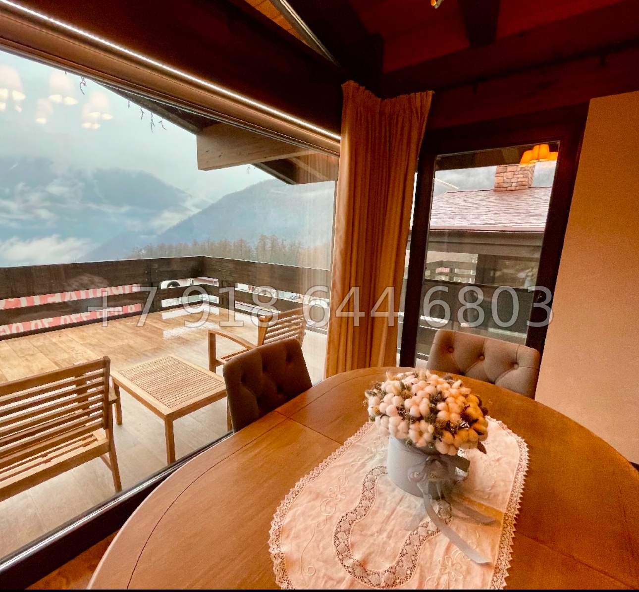 № 42 м. Дом на Красной Поляне. Вид на горы - миниатюра 7