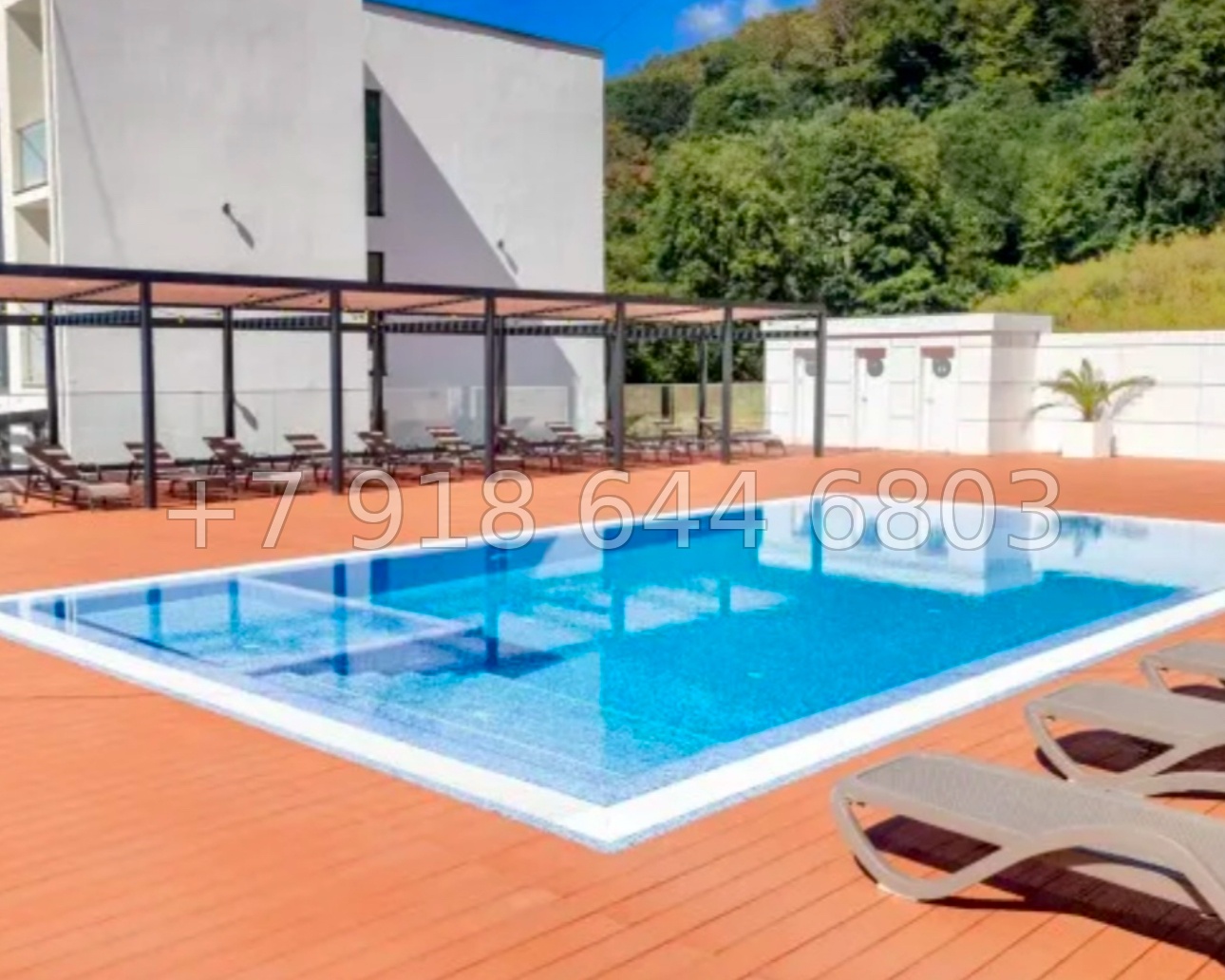 № 38 х. Жилье в Адлере с бассейном ЖК Касабланка  - миниатюра 1